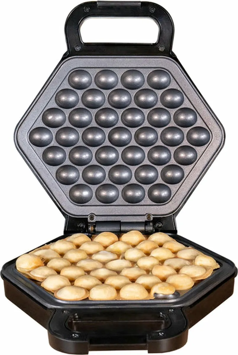 Unold Bobby Wafelijzer 700W - Zwart/RVS