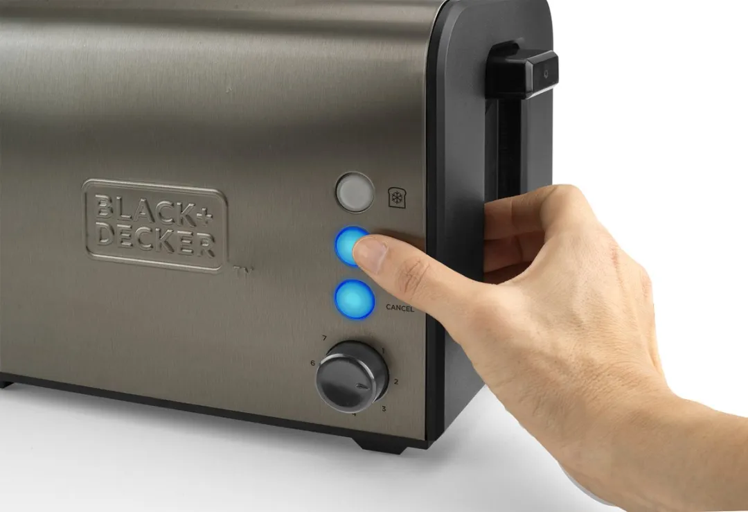 BLACK+DECKER BXTOA900E Broodrooster 2 Sneden - 900W - Zwart/RVS