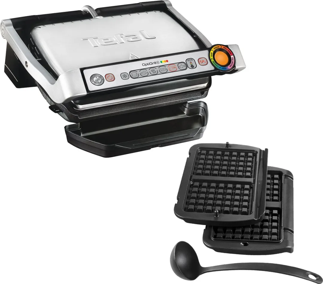 Tefal OptiGrill GC716D Contactgrill - 2000W - RVS
