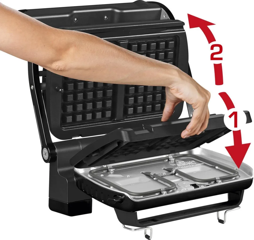 Tefal OptiGrill GC716D Contactgrill - 2000W - RVS - afbeelding 6 van 6