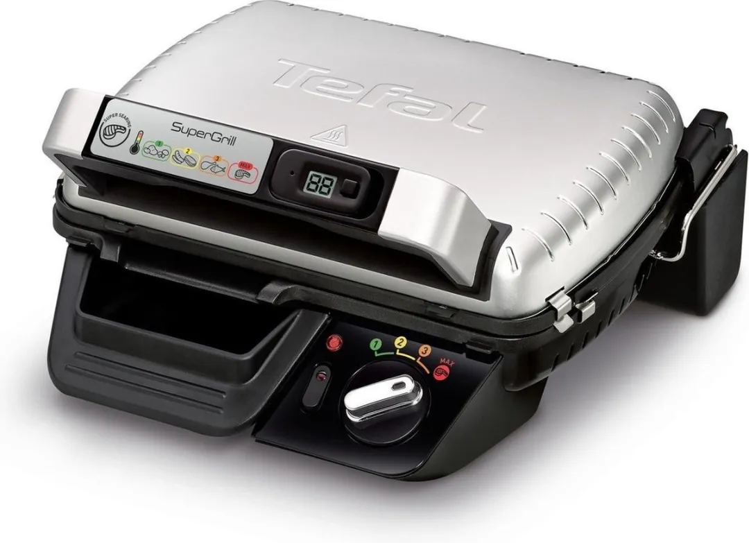 Tefal SuperGrill GC451B12 Contactgrill 2000W - 2 Platen