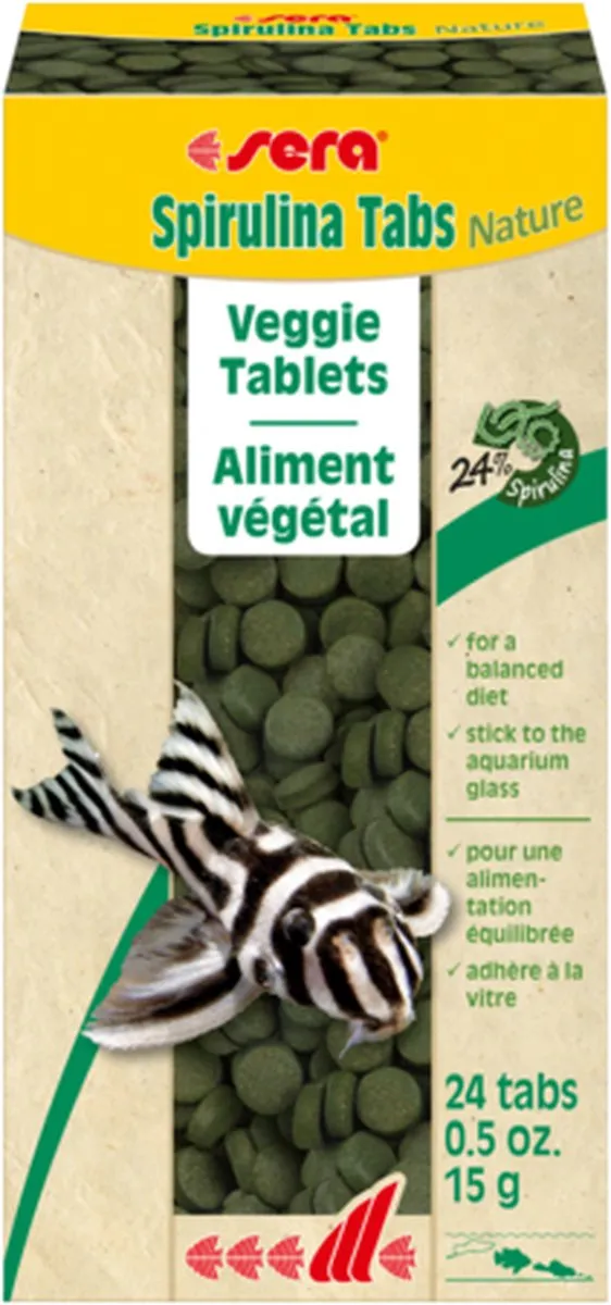 Sera Spirulina Tabs Natuur 60g