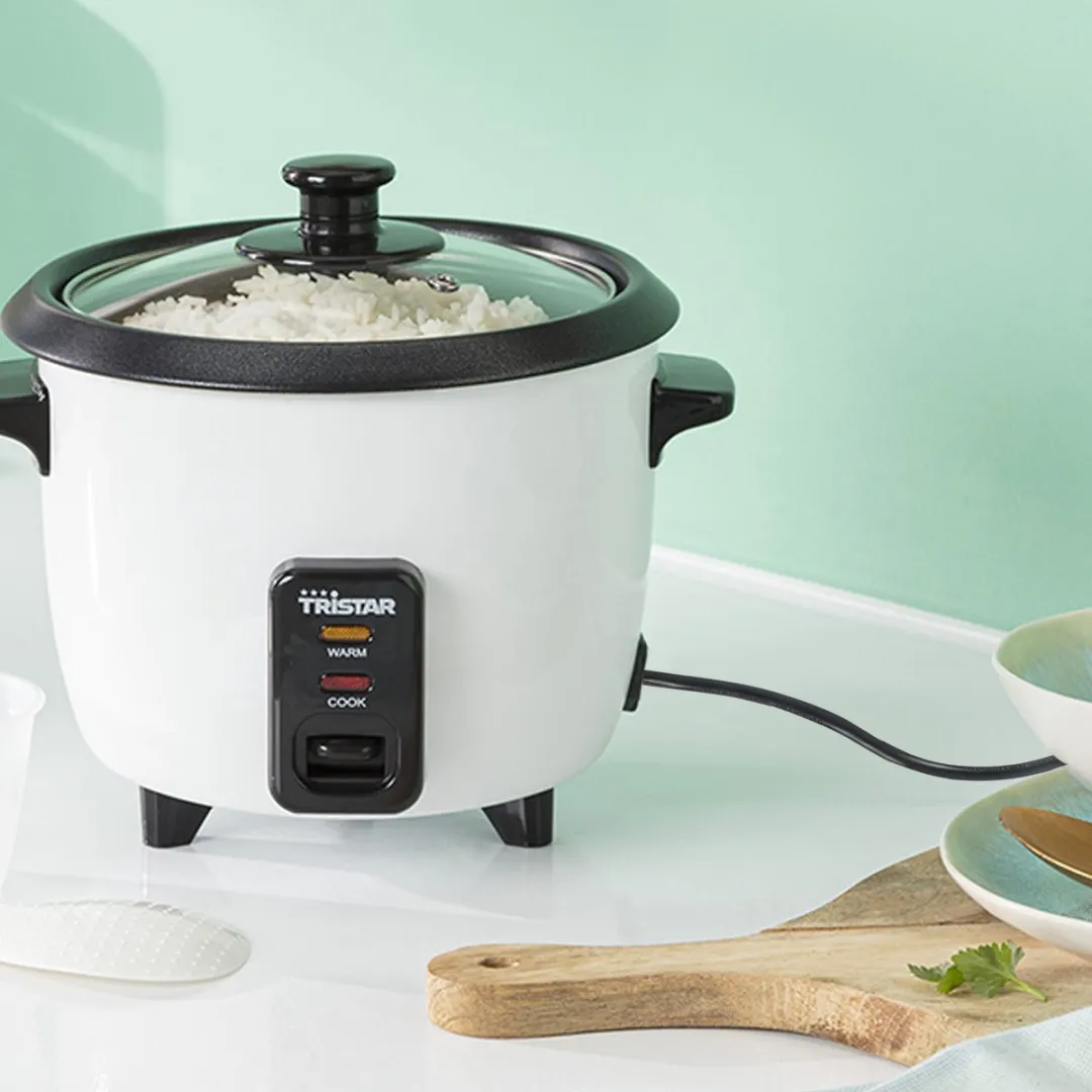 Tristar RK-6117 Rijstkoker 0.6L - 3 Personen - Wit