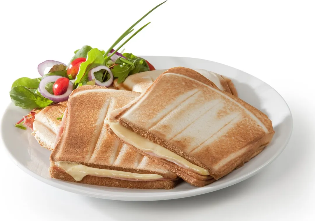 Domo DO9064C Croque Family XXL Tostiapparaat - 4 Sandwiches - Wit