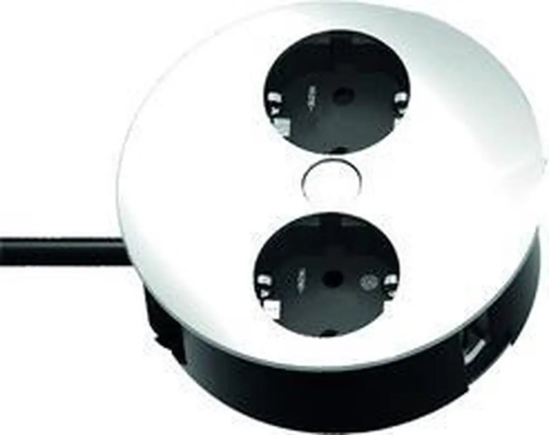 Bachmann Twist 931.008 Stopcontacten - Roestvrijstaal - afbeelding 3 van 3