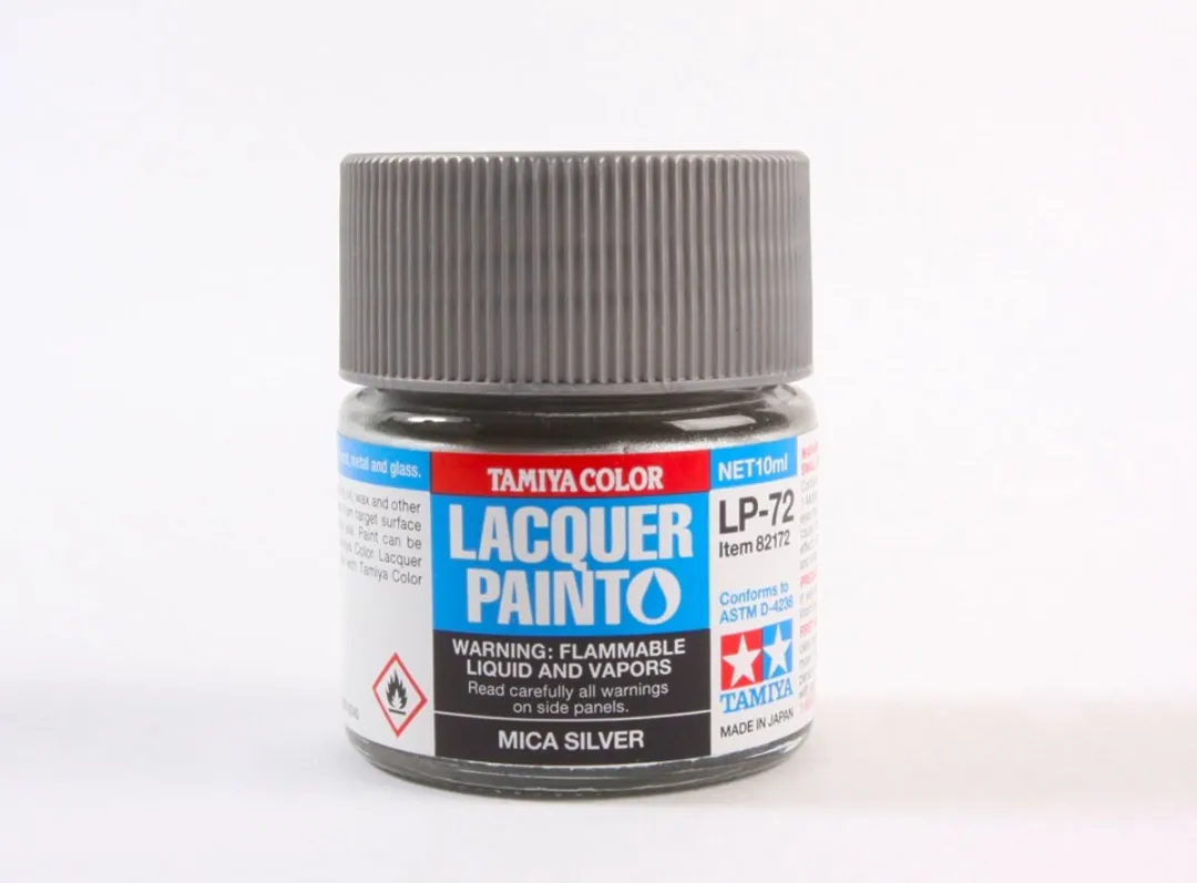 Tamiya Hobbyverf LP-72 Mica Silver Olieverf 10ml