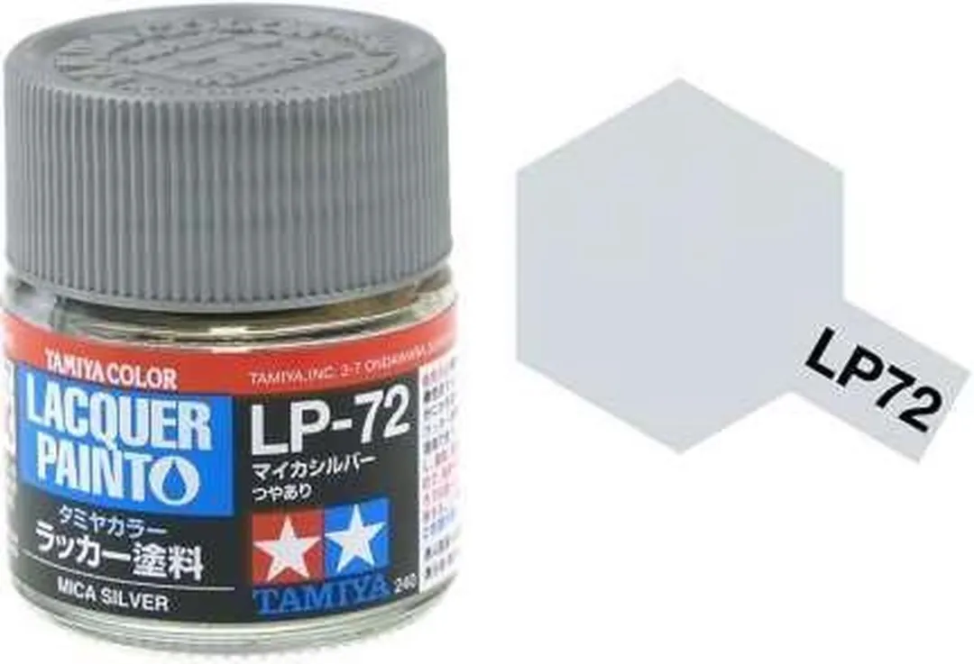 Tamiya Hobbyverf LP-72 Mica Silver Olieverf 10ml