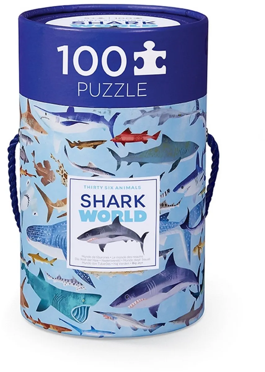 Crocodile Creek Puzzel Sharks 100 Stukjes - CC40548