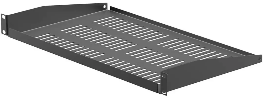 Renkforce RF-7485478 19 inch Apparaatbodem 1 HE - Zwart - afbeelding 2 van 4