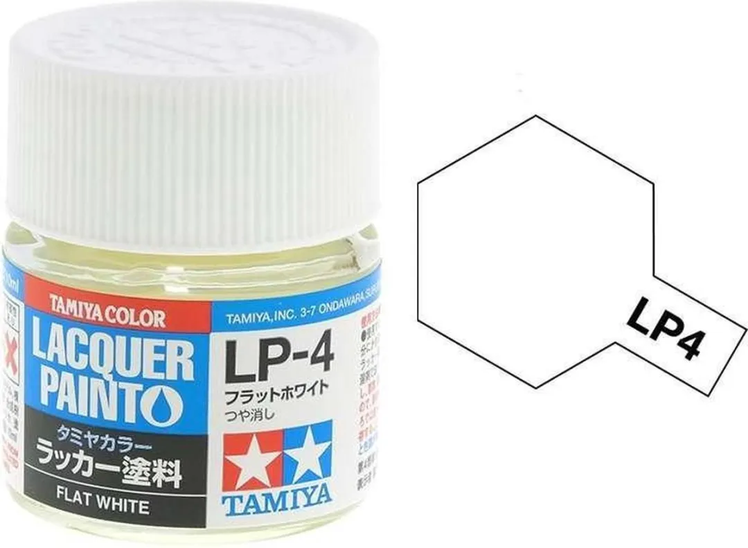 Tamiya Hobbyverf Olieverf LP-4 Wit - 10 ml