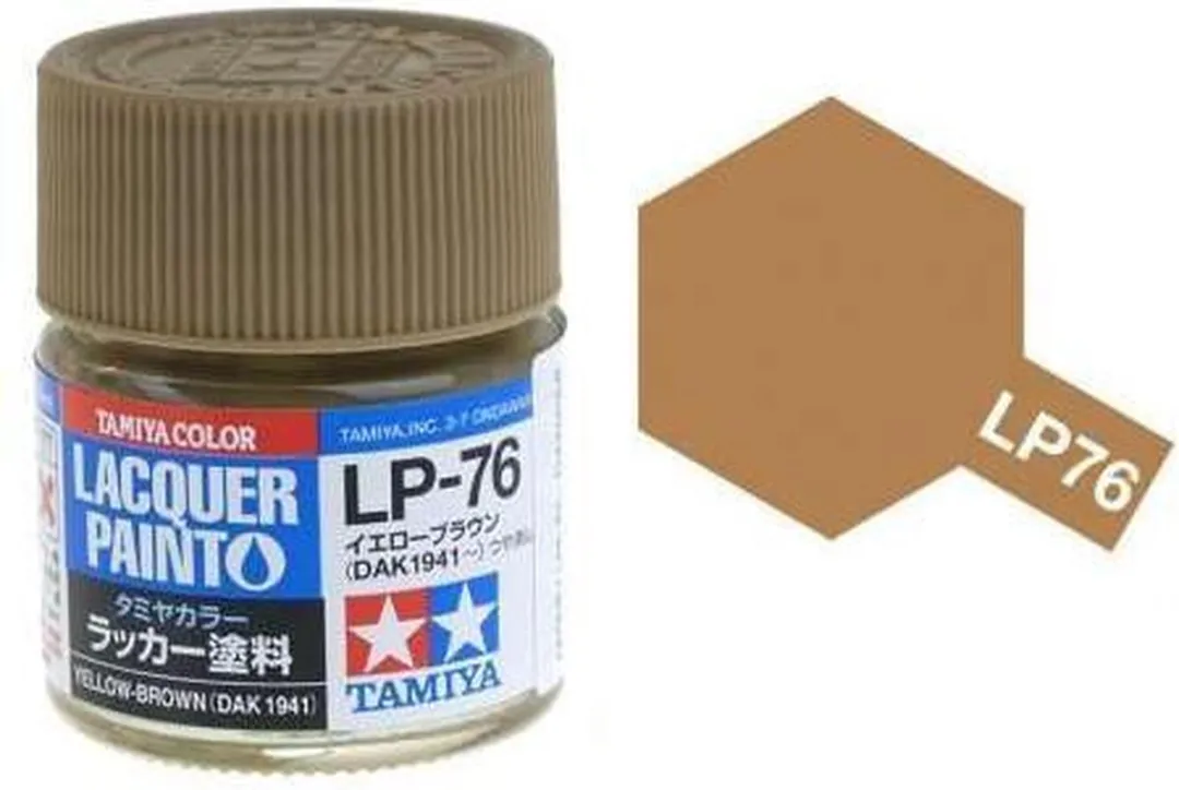 Tamiya LP-76 Yellow Brown Enamel Verf 10ml - Matt