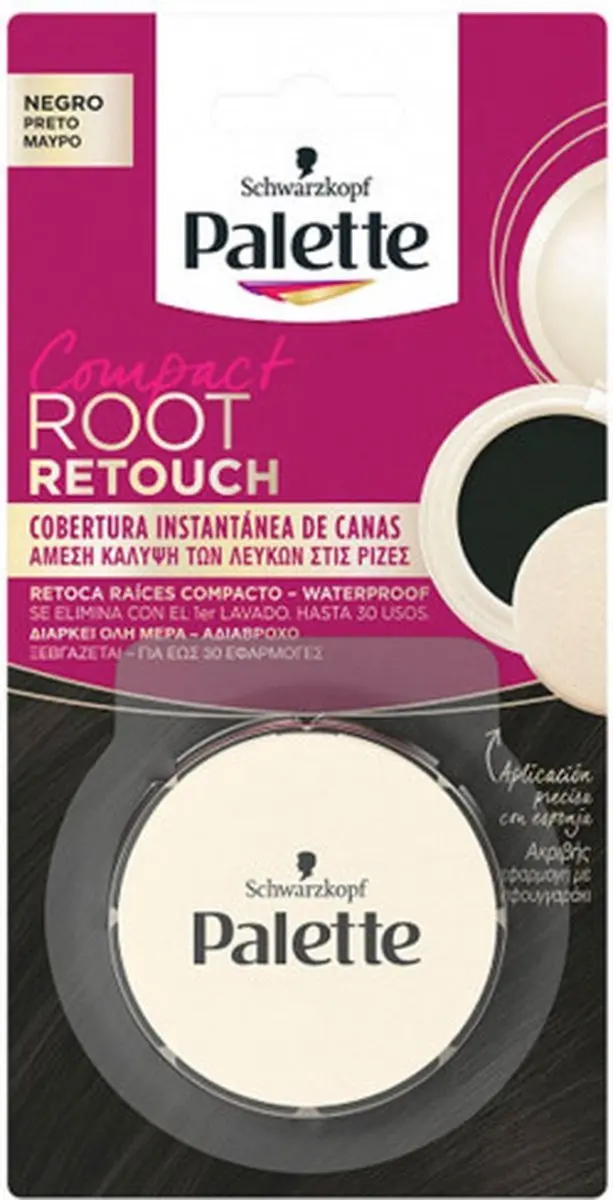 Schwarzkopf Tinte Pelo Palette Retoca Raices Negro