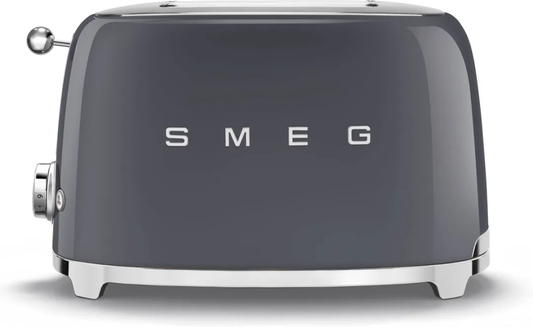 Smeg TSF01GREU Broodrooster 2x2 - 950W - 6 Niveaus - Leigrijs