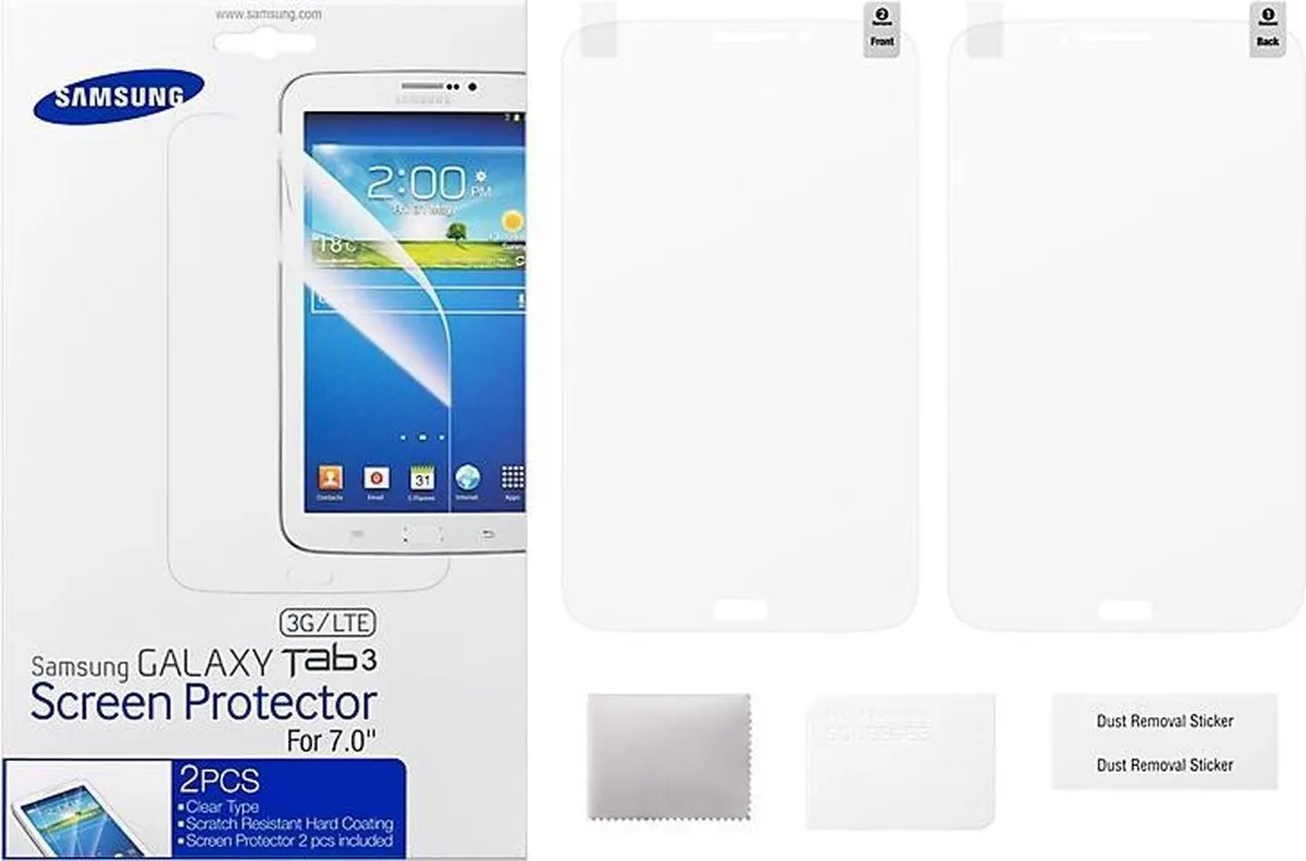Samsung Galaxy Tab 3 7.0 Schermbeschermer 26158 - Transparant