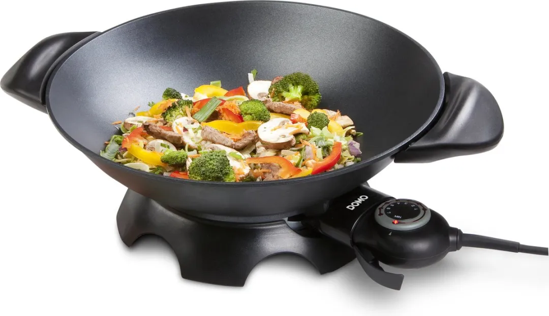 Domo DO8708W Elektrische Wok 2200W - 35,5 cm