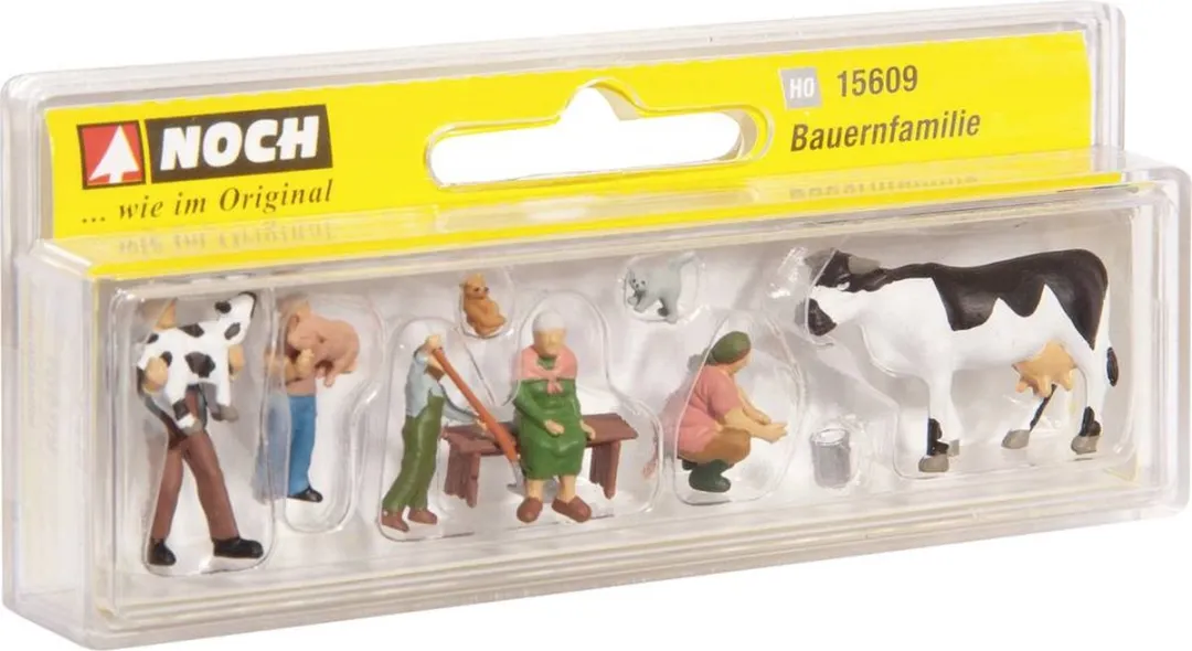 Noch H0 Boerenfamilie Figuren - Multicolor