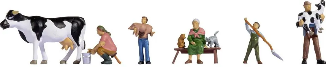 Noch H0 Boerenfamilie Figuren