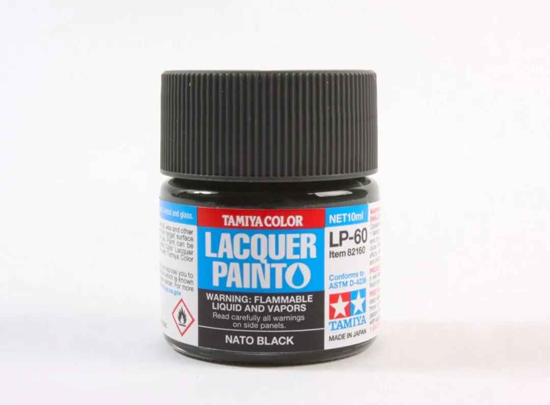 Tamiya Hobbyverf Olieverf LP-60 NATO Black 10ml - Matt