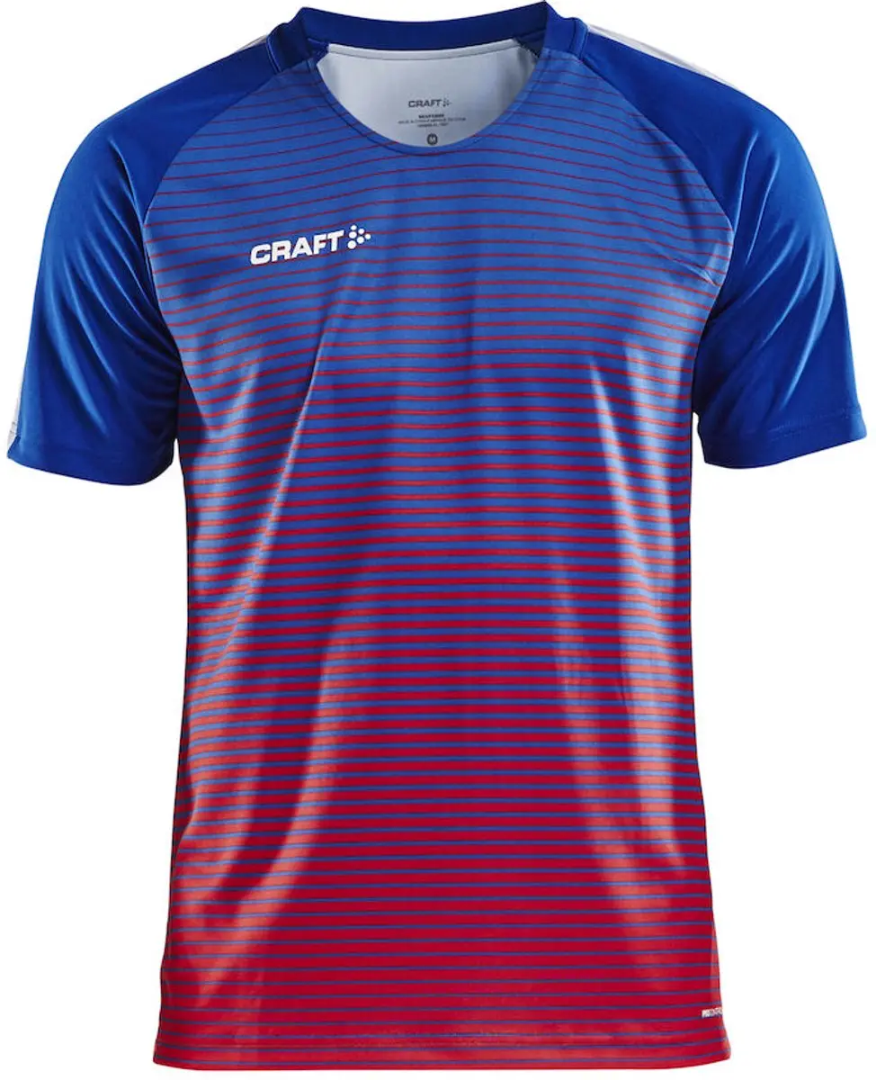 Craft Pro Control Stripe Shirt Korte Mouw Heren - Royal - afbeelding 2 van 4
