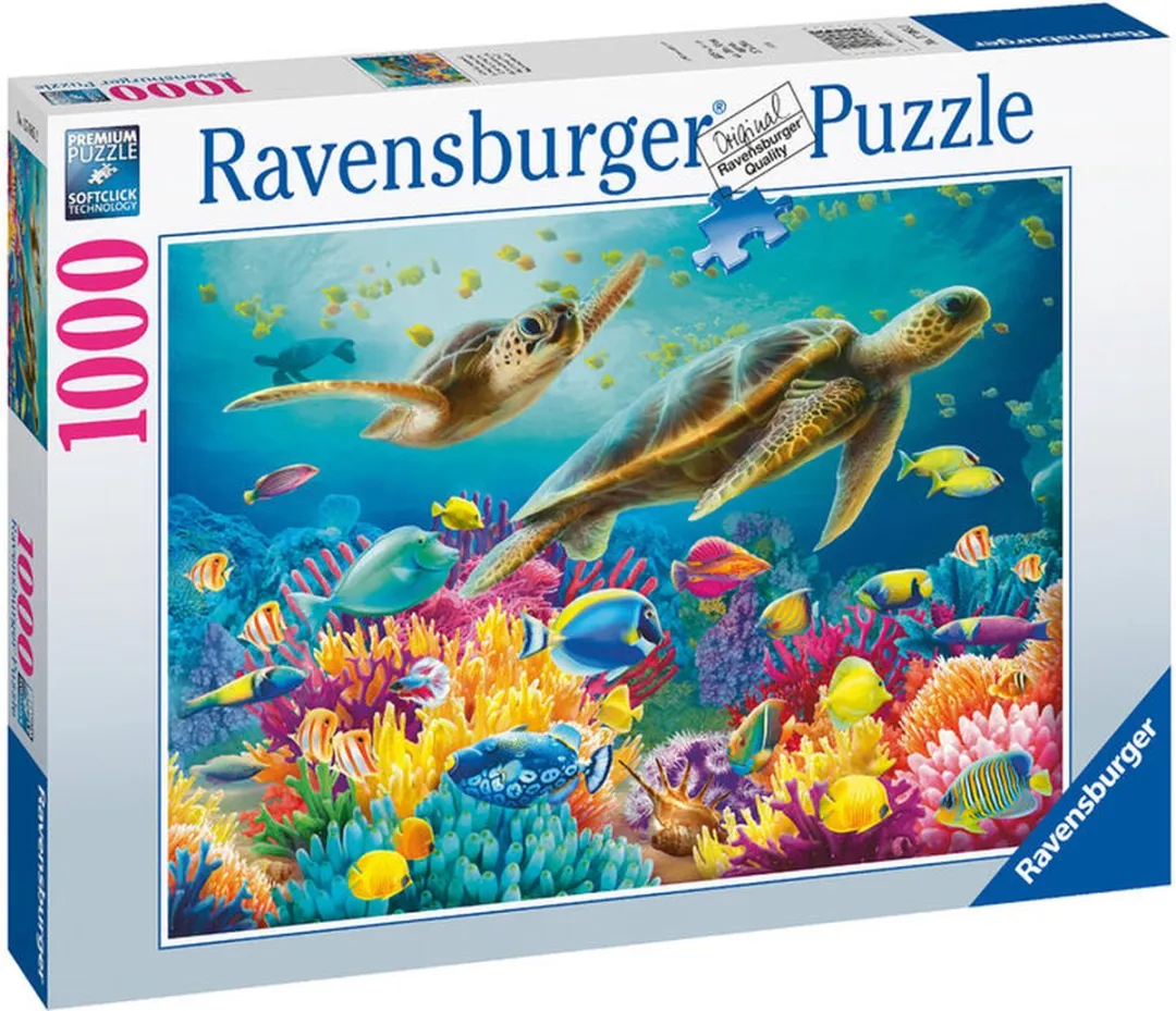 Ravensburger Blauwe Onderwaterwereld Legpuzzel 1000 Stuks