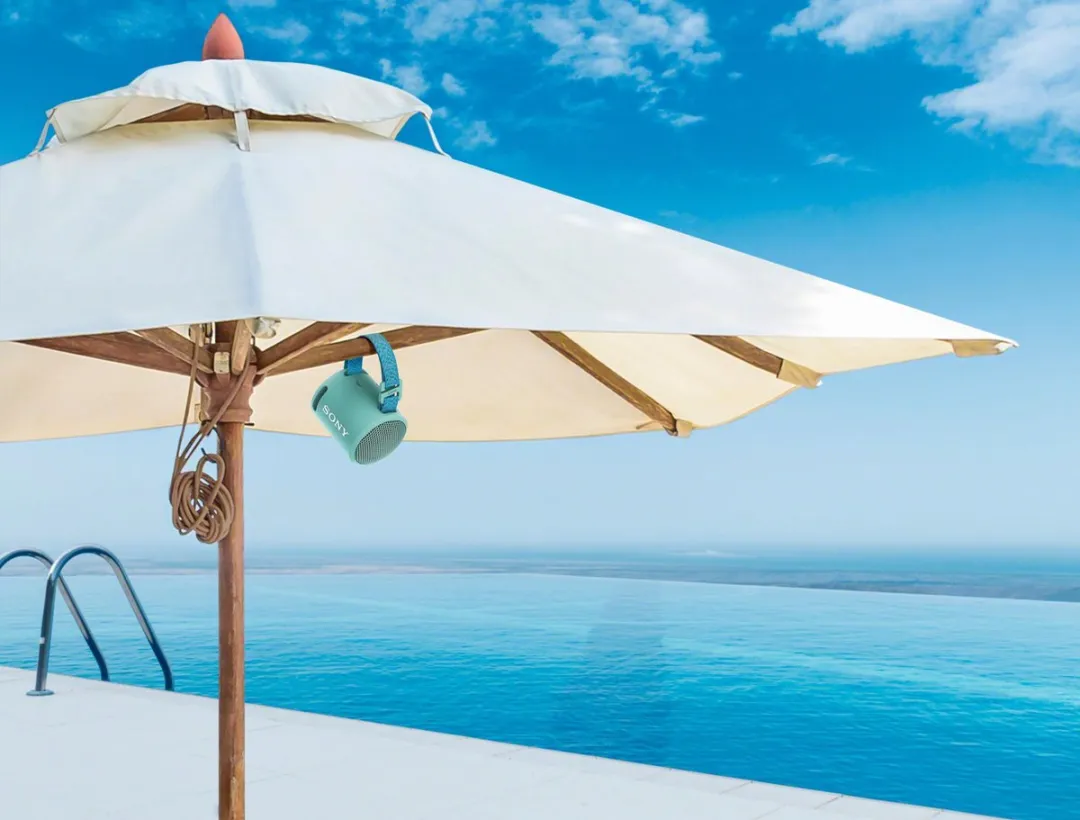 Bluetooth speaker with strap Powder Blue