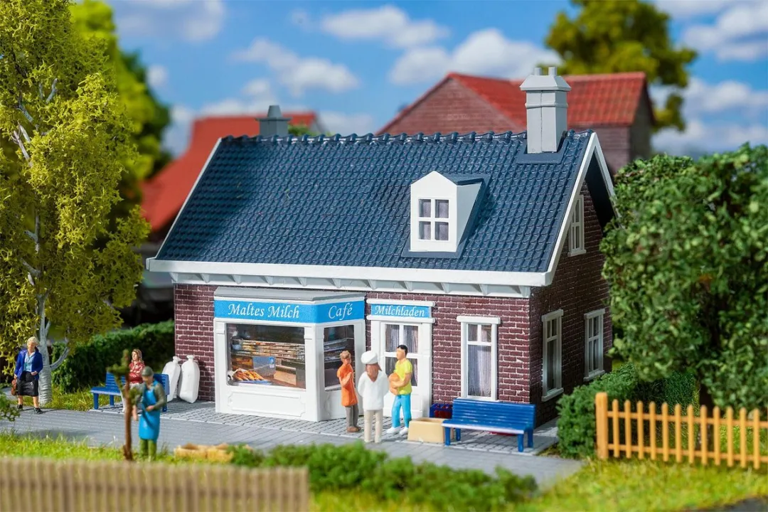 Faller H0 131323 Zuivelwinkel Modelbouwpakket - 41 Onderdelen