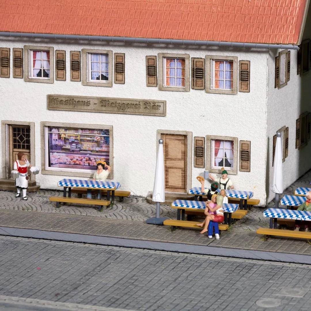 Noch Tafels En Stoelen Figuur/Gebouw/Straatdecoratie