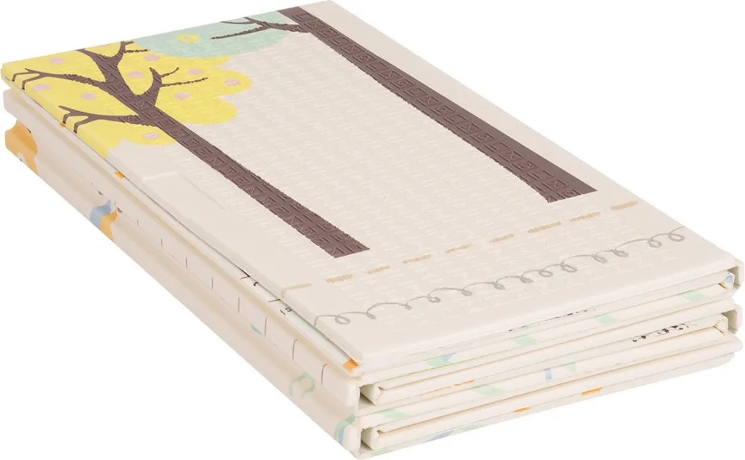 KiddyMoon Schuimmat Baby Opvouwbaar 150x200cm - Groen Bos