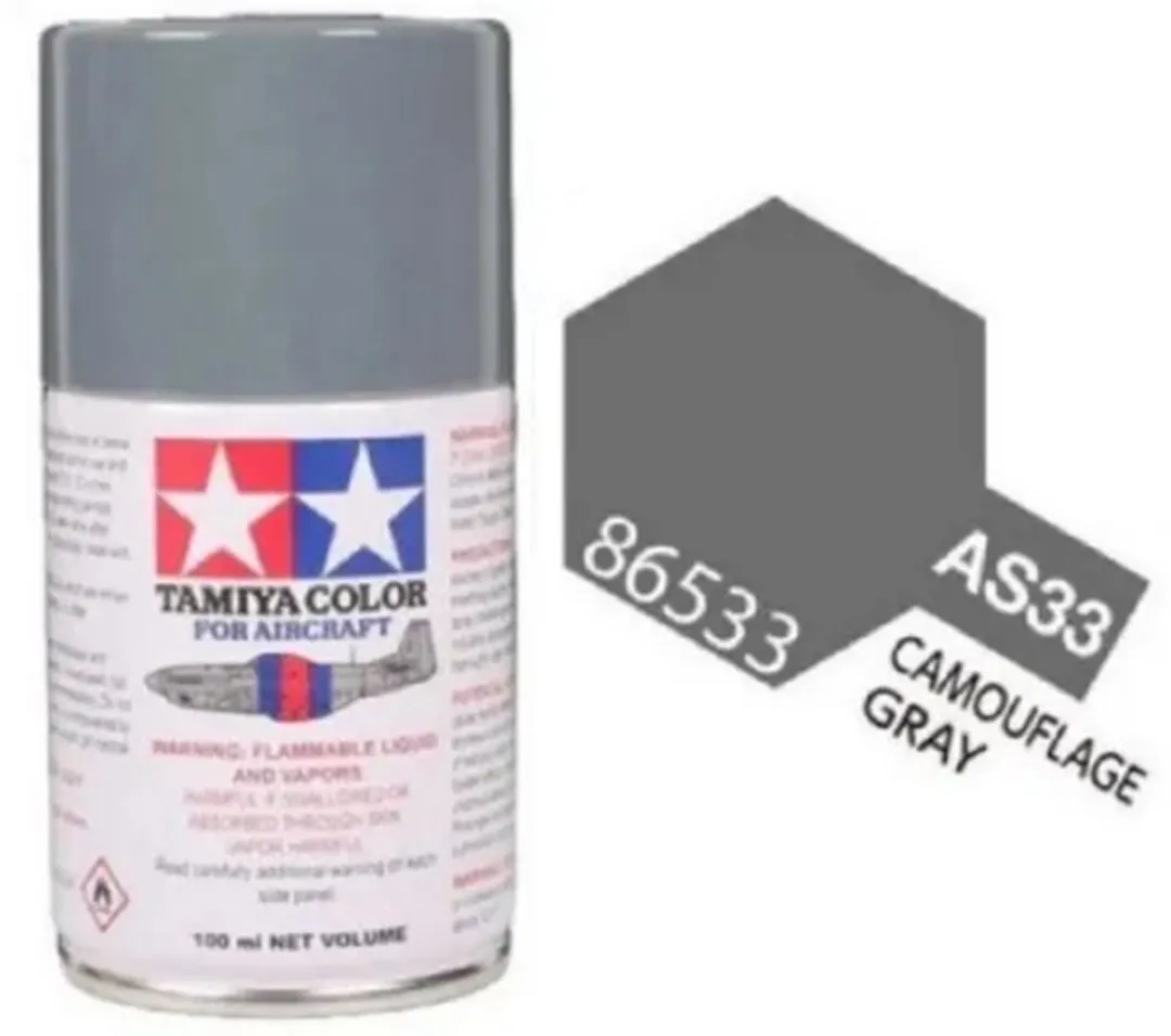 Tamiya Acryl Spray AS-33 Camouflage Grijs 100ml