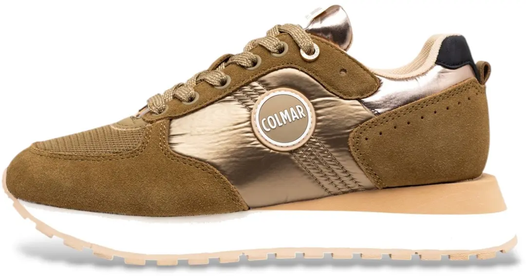 Colmar Travis Authentic suède sneakers kaki