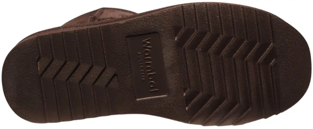 Warmbat Wallaby donkerbruine dames suède boots - afbeelding 3 van 5