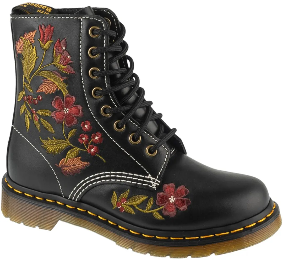Dr. Martens 1460 Pascal Floral, Vrouwen, Zwart, Laarzen, maat: 37