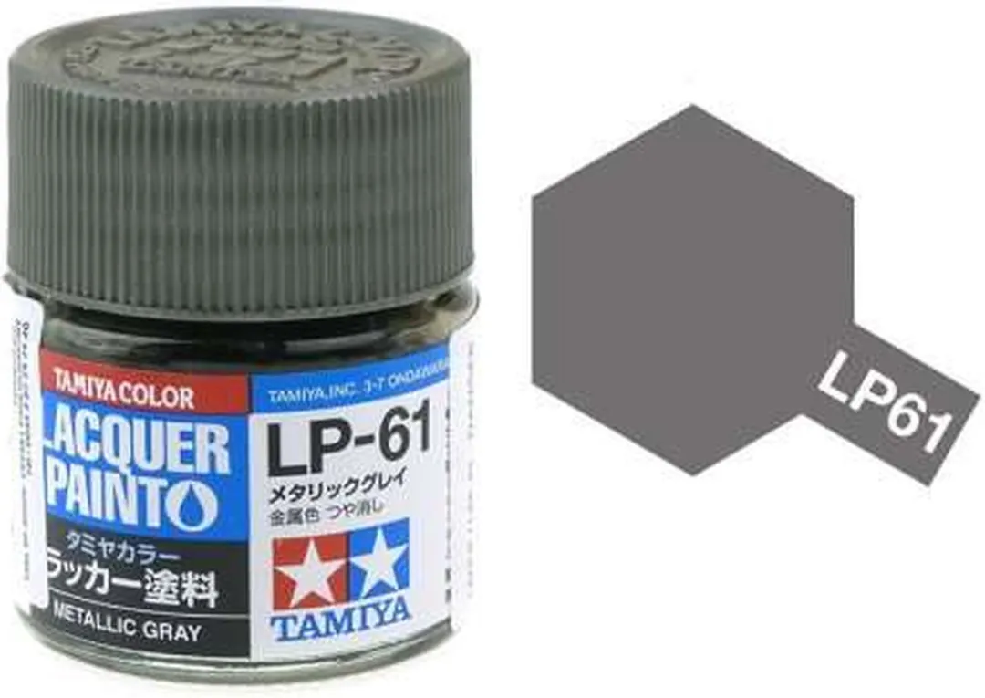 Tamiya Hobbyverf LP-61 Grey Metallic Olieverf 10ml