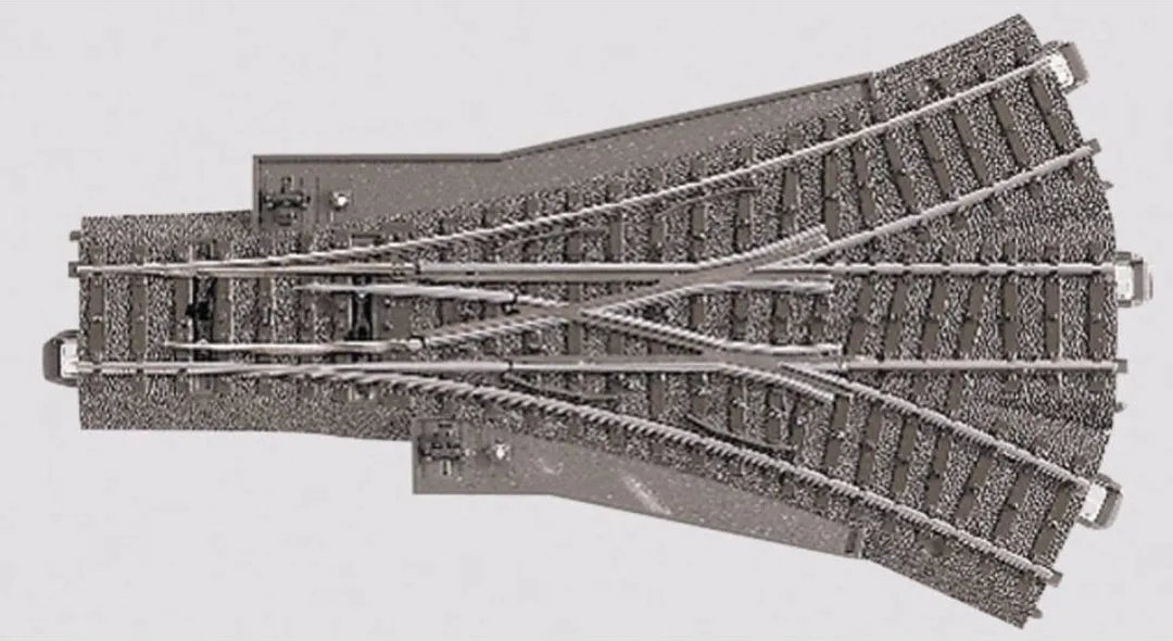 Märklin H0 C-rails Driewegwissel 24630