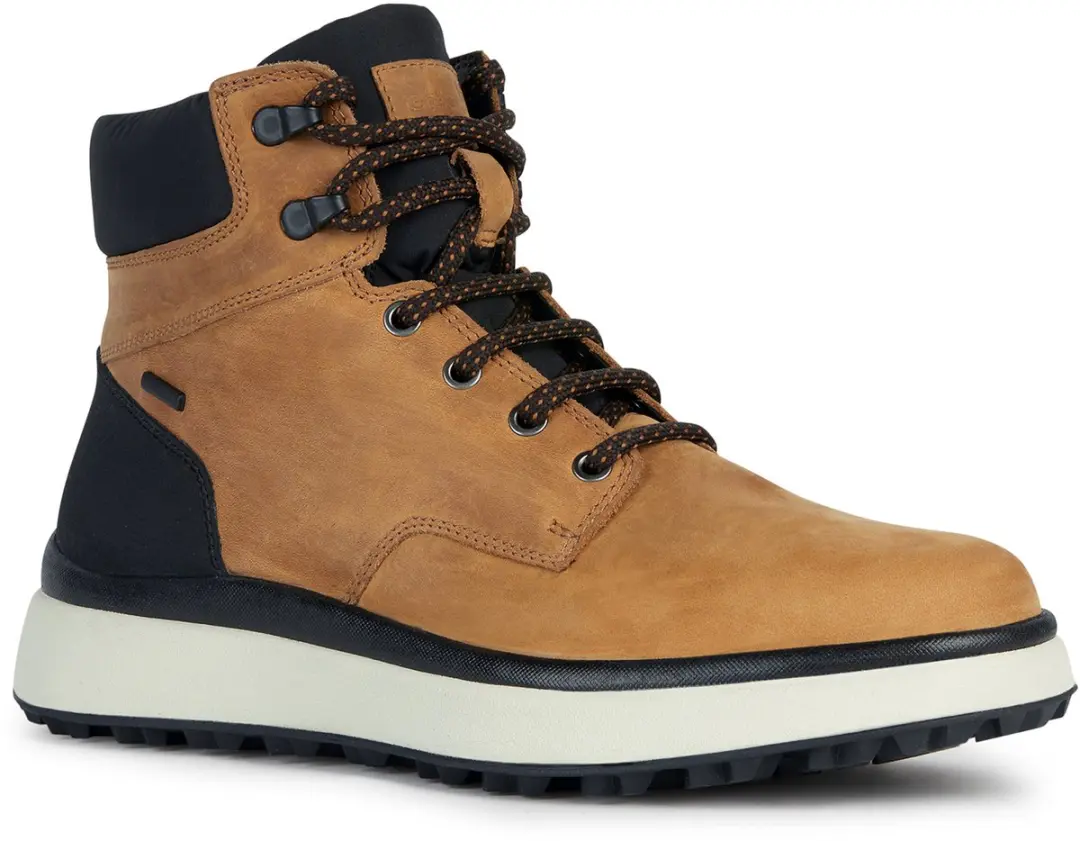 Geox U GRANITO + Grip Abx herensneaker U36FZC bruin
