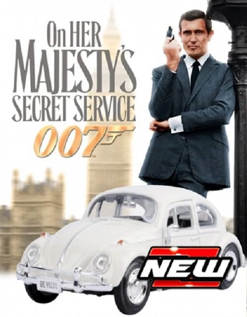 Volkswagen Kever 1966 James Bond 007 Wit