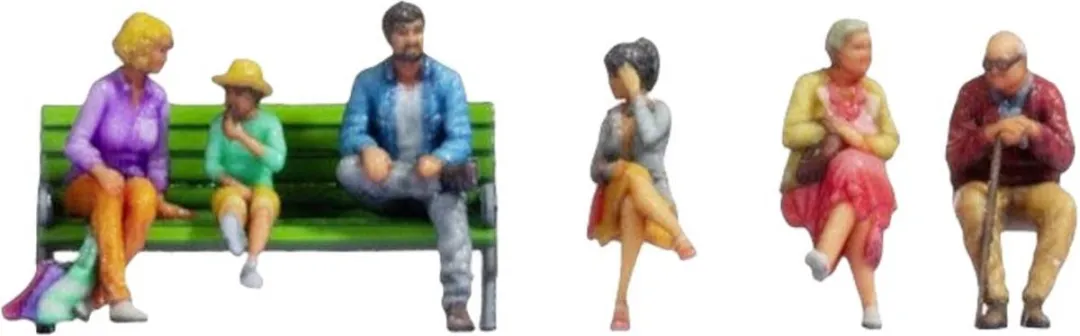 Noch 44521 Z Zittende Mensen Figuren