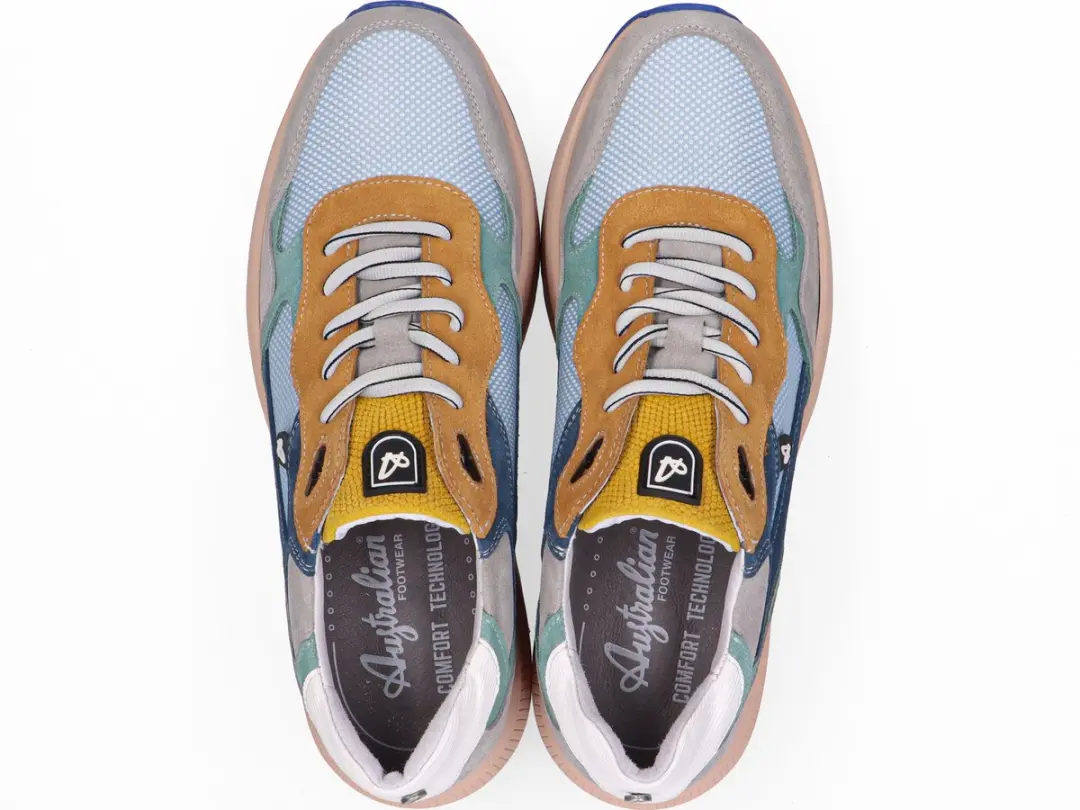 Australian Cadiz Heren Sneakers - Blauw - Maat 43 - afbeelding 6 van 6