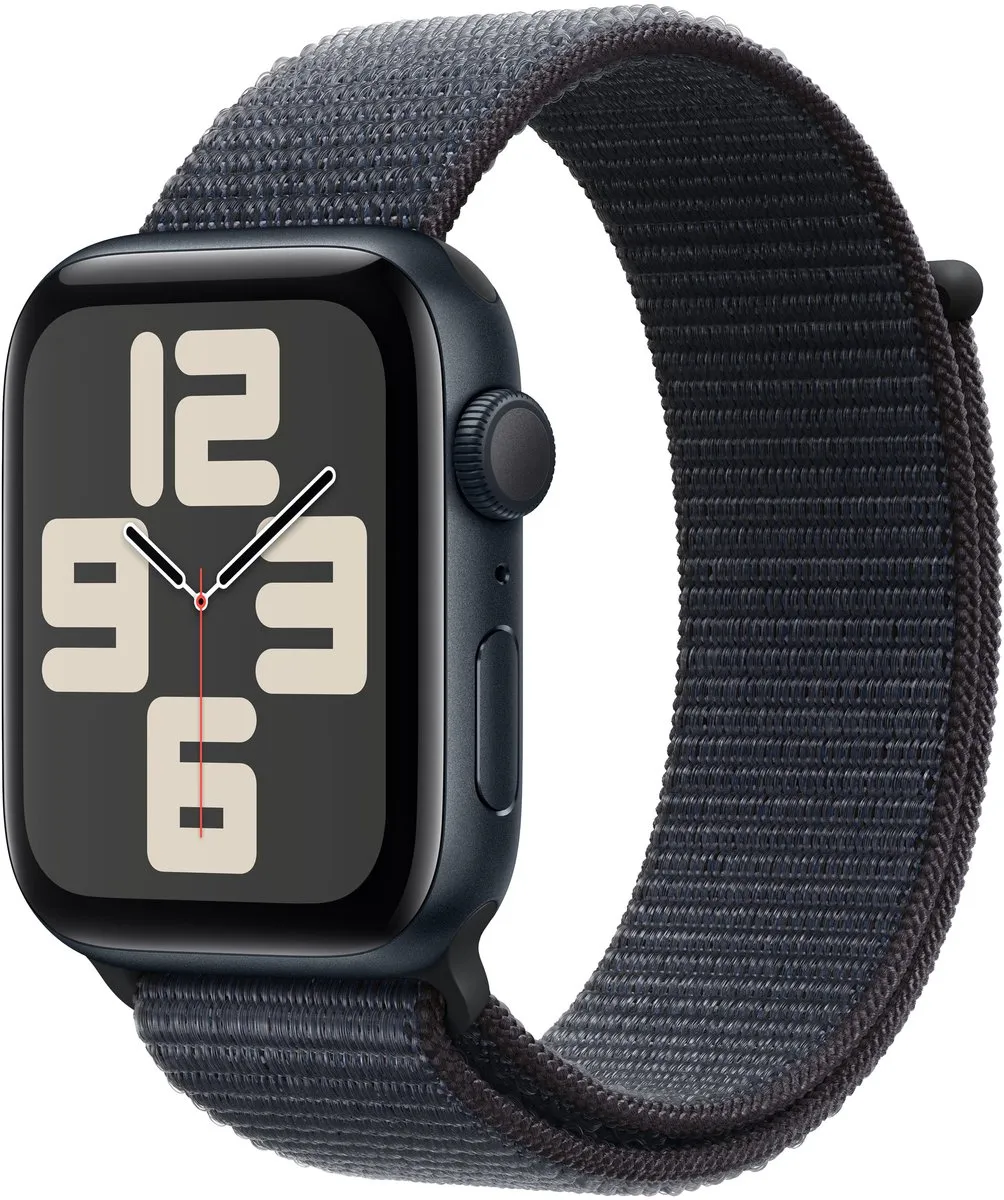 Apple Watch SE 2024 Smartwatch GPS 44mm Midnight Aluminium