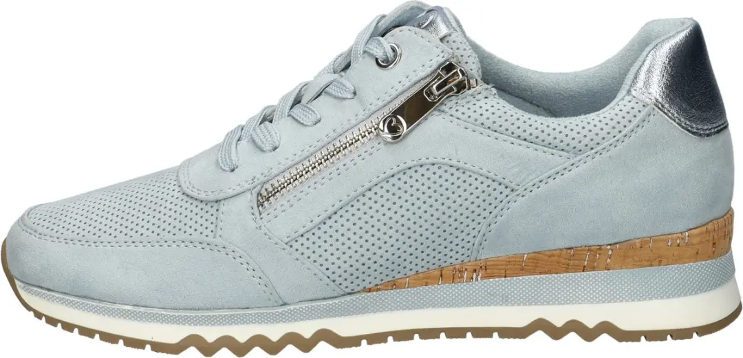 Marco Tozzi Sneakers Laag - Licht Blauw - Maat 39 - afbeelding 2 van 6