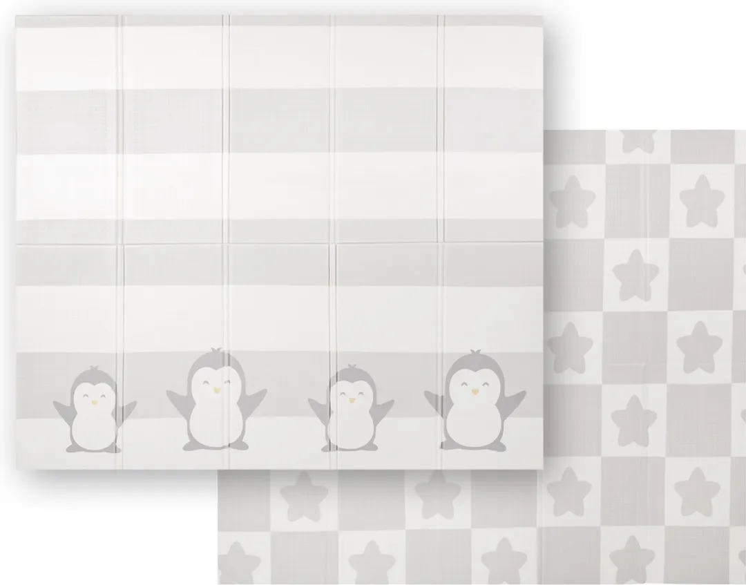 KiddyMoon Speelmat Witte Pinguïn 180x200cm
