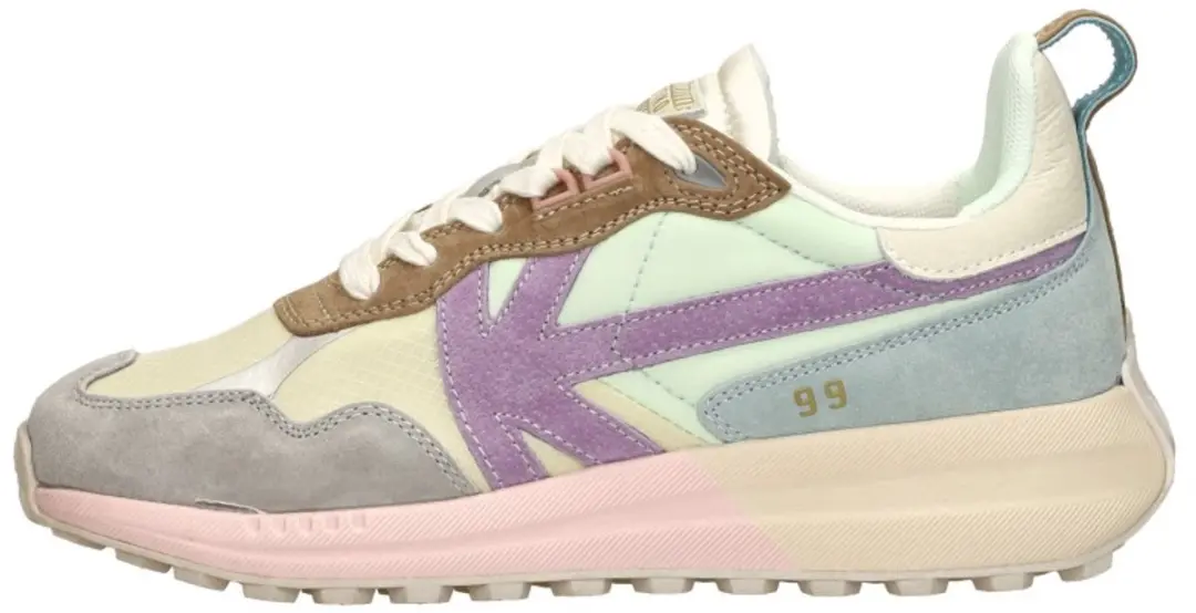 Kaotiko Detroit Dames Sneakers - Multi - afbeelding 2 van 6