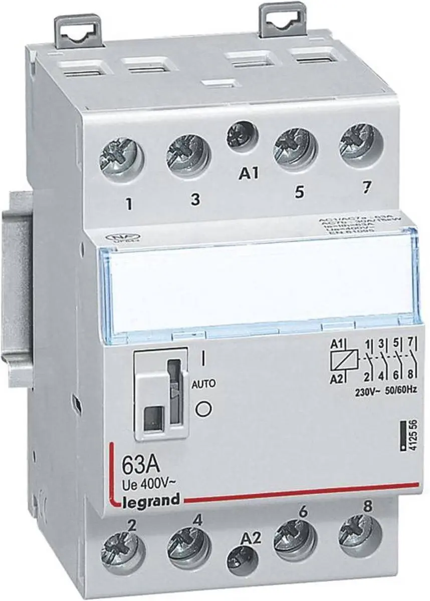 Legrand Cx3 vermogenct 230v- 2p-63a hen.