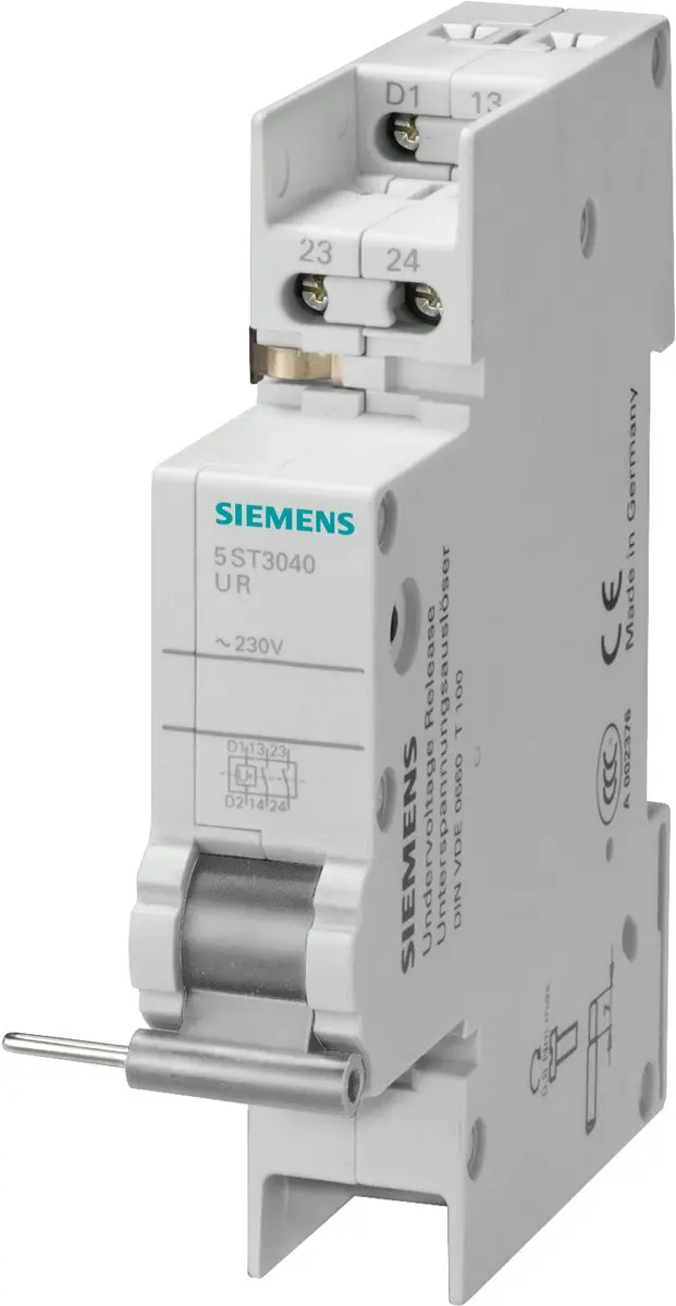 Onderspanning trigger 2 makers Siemens 5ST3040