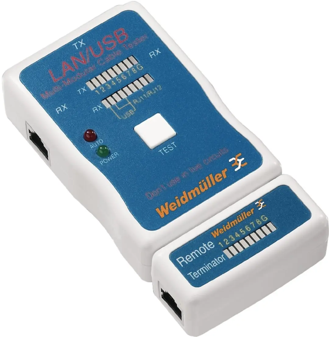Weidmüller 9205400000 LAN USB Kabeltester