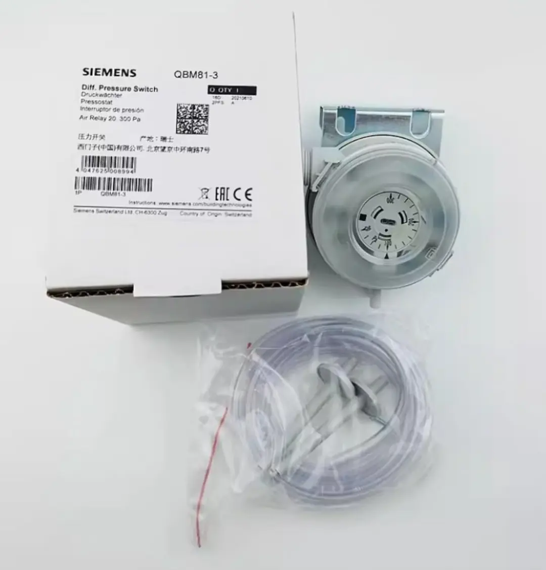 Siemens QBM81-3 luchtdrukverschilschakelaar - afbeelding 2 van 2