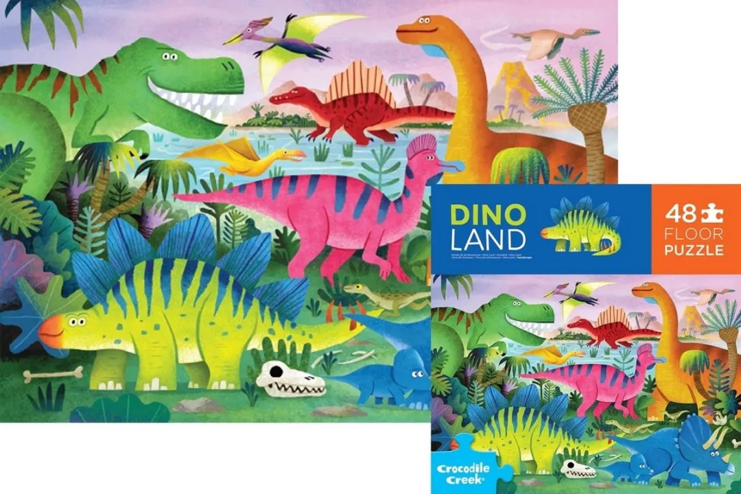 Crocodile Creek Maxi Floor Puzzel Dinoland