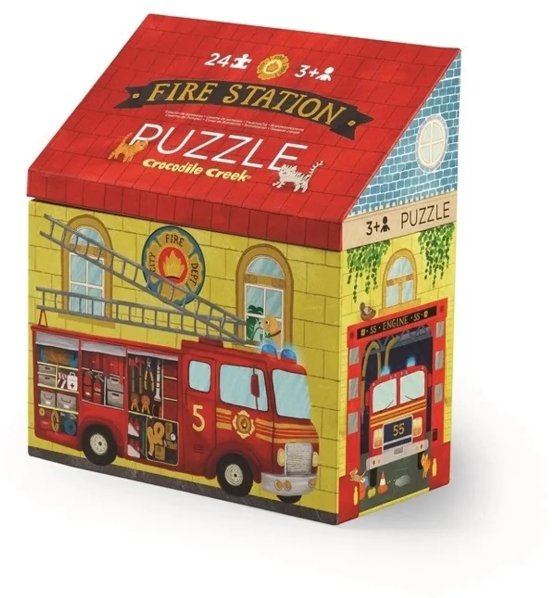 Crocodile Creek Brandweerkazerne Puzzel 1000 Stuks - Multicolor