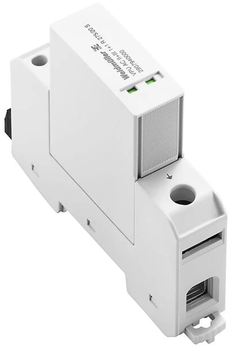 Weidmüller VPU AC II+III 1+1 R 275/20 S Overspanningsafleider, Laagspanning, me