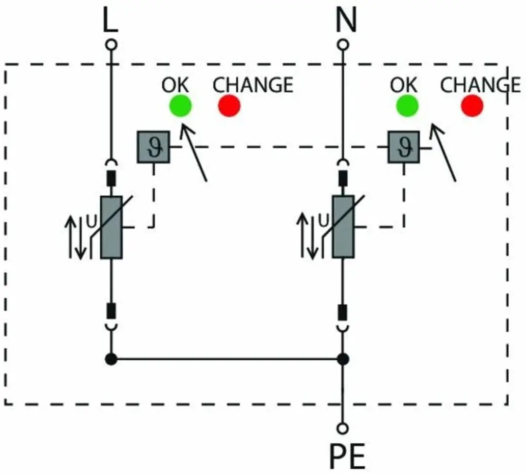 Weidmüller VPU AC II+III 2908010000 Overspanningsafleider - afbeelding 2 van 2